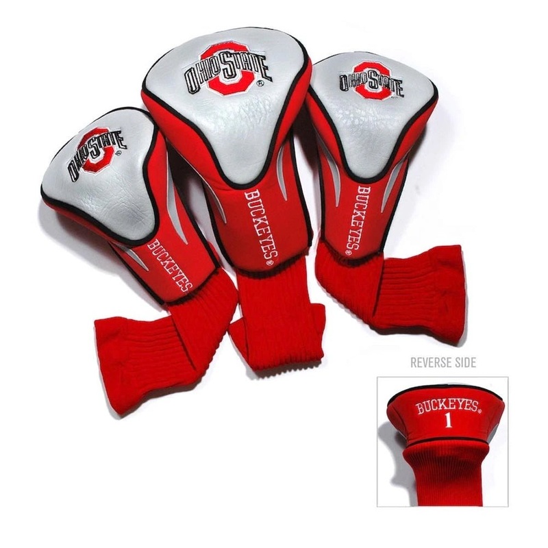 Team Golf NCAA 3-Pack Contour Sock Headcovers – Ohio State Buckeyes