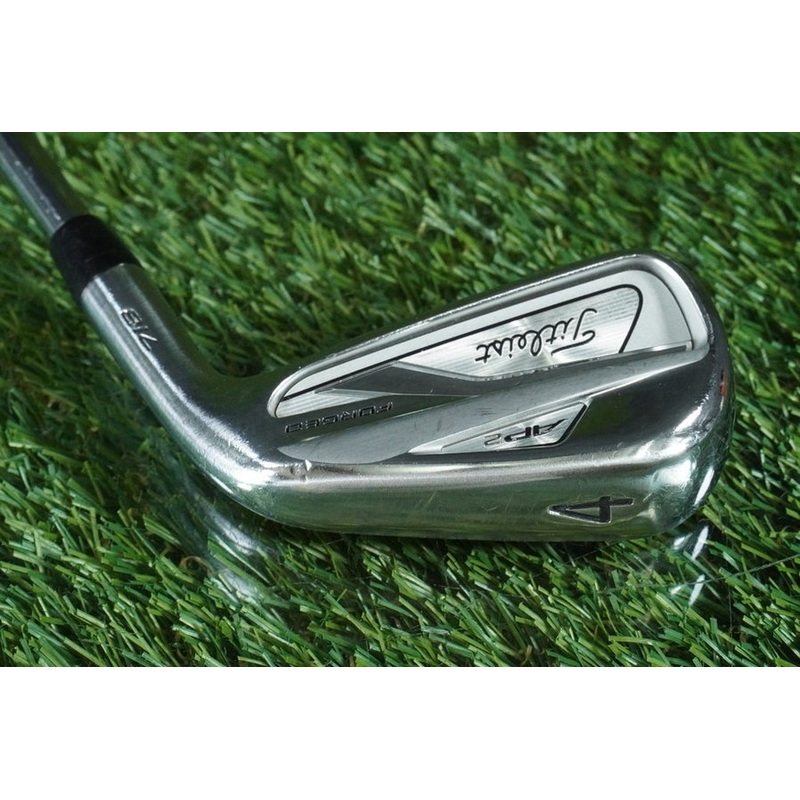 TITLEIST AP2 FORGED 718 4 IRON TRUE TEMPER AMT BLACK STEEL S300 STIFF FLEX RH