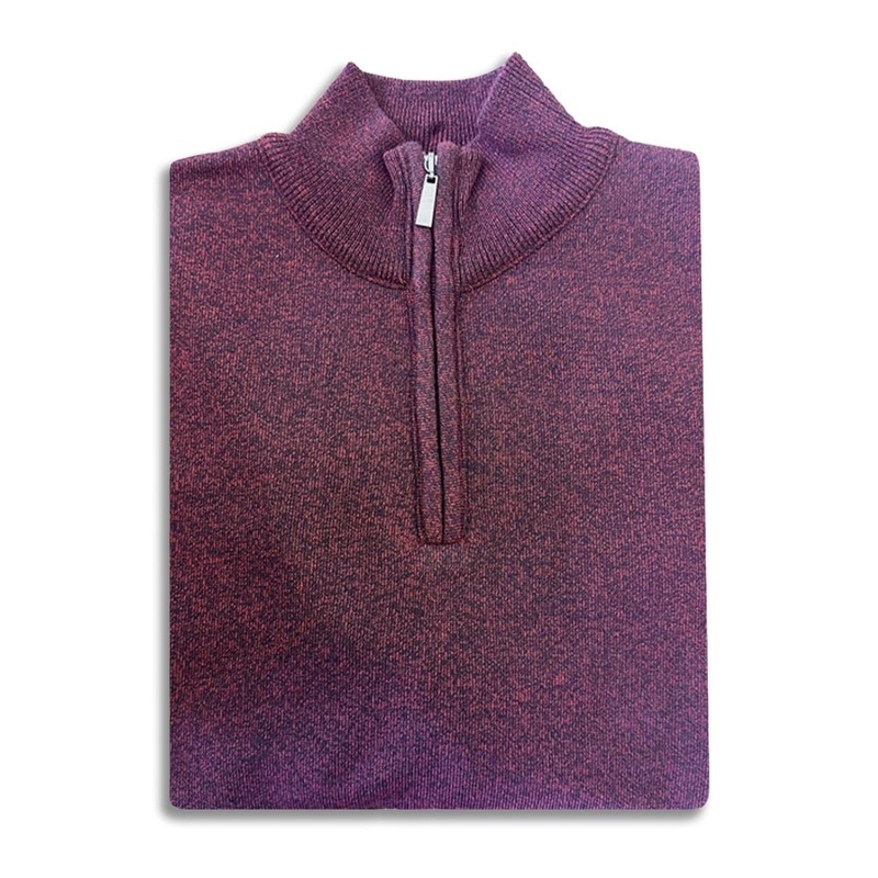 Backspin 1/4 Zip Sweater|Burgundy|Charcoal|Navy|Small|Medium|Large|X-Large|XX-Large|XXX-Large