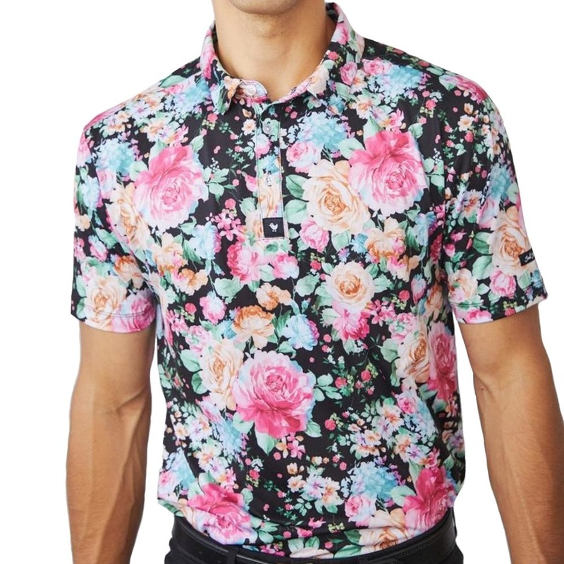 Bad Birdie Blossom Polo|Blossom|Small|Medium|Large|X-Large|XX-Large