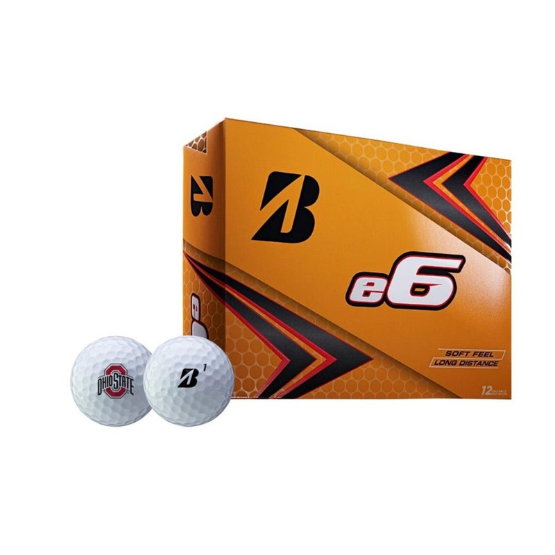 Bridgestone e6 NCAA Golf Balls – Ohio State Univeristy