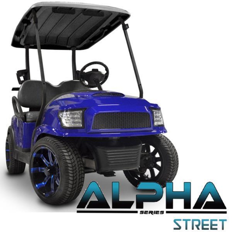 Club Car Precedent ALPHA Street Front Cowl Kit in Blue (Years 2004-Up) PN# 05-027CS