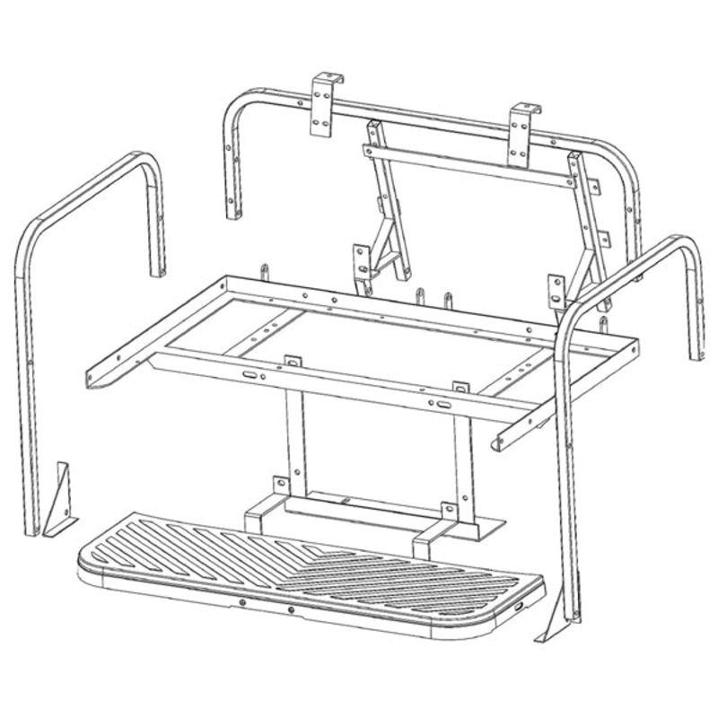 GTW MACH3 Flip Frame Only Yamaha G29/Drive (Years 2007-2016) PN# 01-163