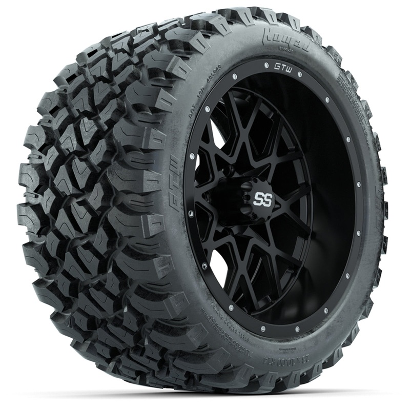 Set of (4) 14 in GTW Vortex Wheels with 23×10-14 GTW Nomad All-Terrain Tires PN# A19-429