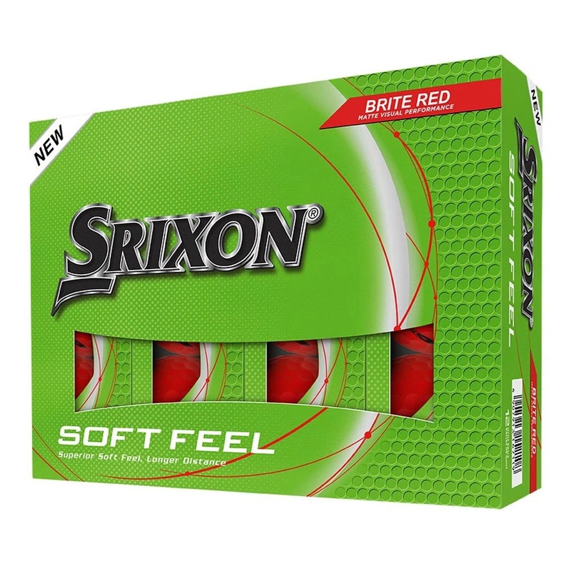 Srixon Soft Feel Golf Balls – Brite Red