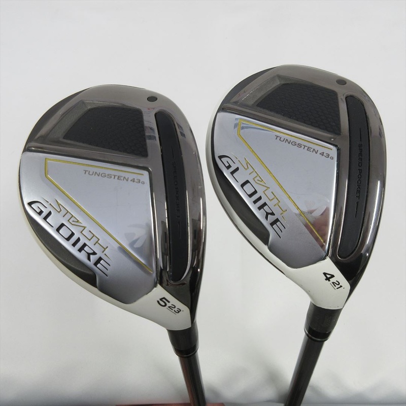 2-Pack Golf Clubs TaylorMade Hybrid STEALTH GLOIRE U4 & U5 StiffReg SPEEDER NX