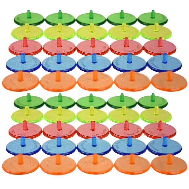 50pcs Golfs Position Markers Ball Positioning Markers Professional Golf Ball Marking Round Markers