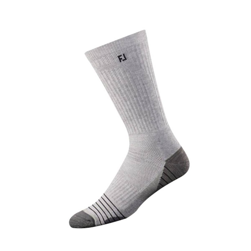 FootJoy TechSof Tour Crew Sock – Heather Grey