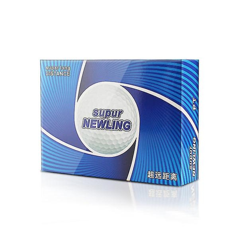 Supur Newling Golf Balls 2 Layer Golf Competition Balls Supur Long Distance 12 Pcs / Box