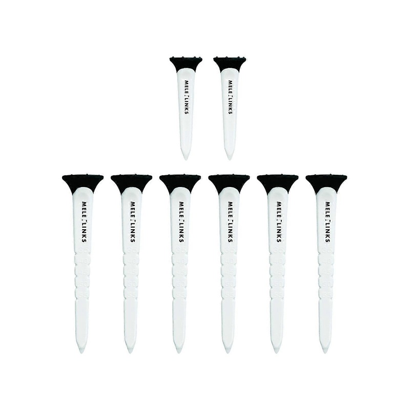 8 Pack Golf Tees Adjustable Height Golf Tees Bulk Reduces Friction Side Spin Plastic Tees Golf Accessories