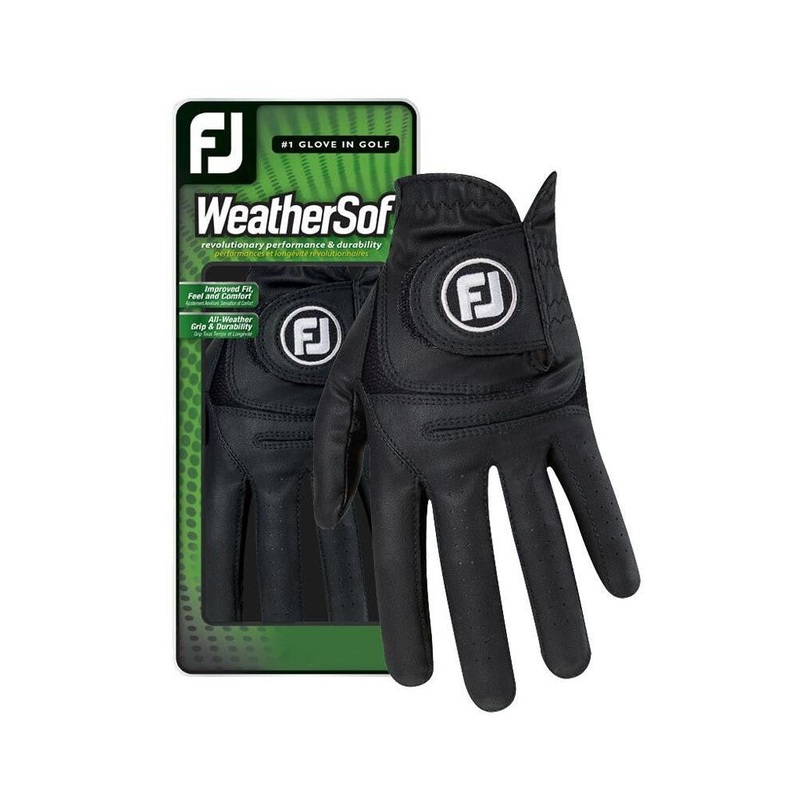 FootJoy Men’s WeatherSof Glove – Black – Prior Generation