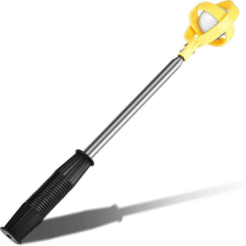 Gear Golf Ball Retriever, Telescopic Golf Ball Pick-up, Golf Ball Picker Automatic Locking Scoop