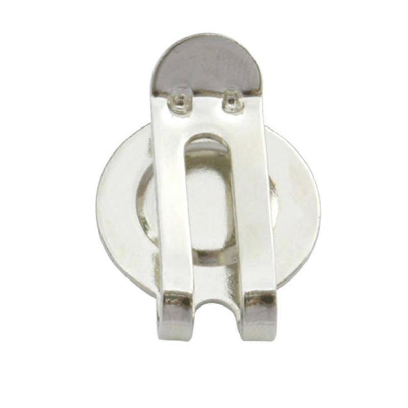 Golf Markers Hat Clip Lightweight Alloy Ball Markers for Golfers and Family Members 2Pcs