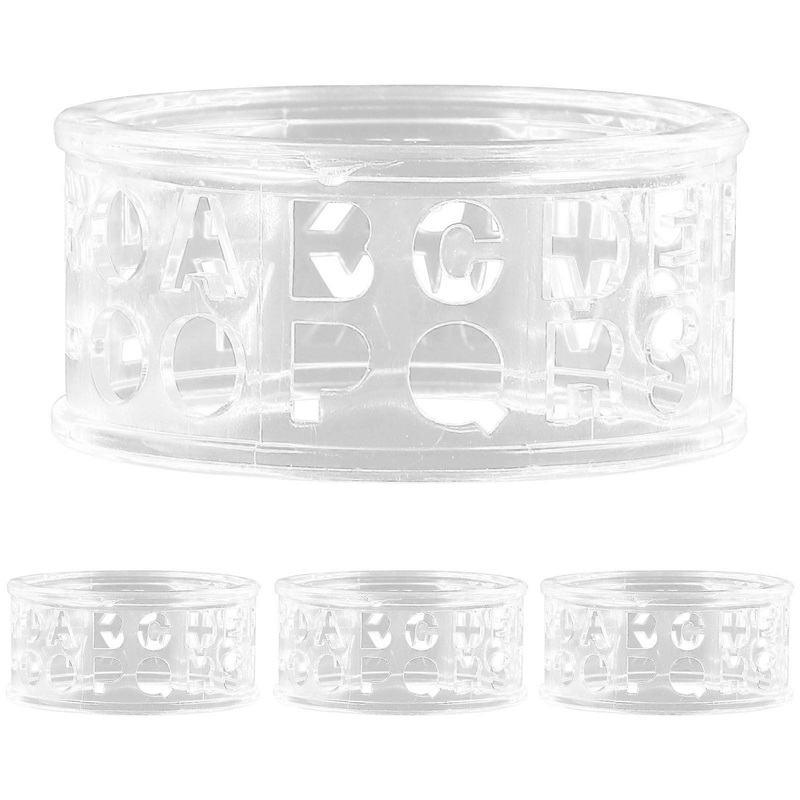 Golfs Ball Stencil Professional Golf Alignment Tool Golfers Line Drawing Transparent 4Pcs