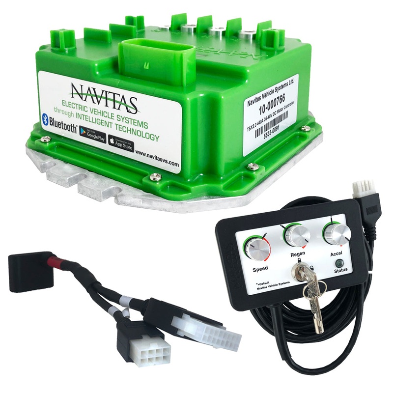 E-Z-GO TXT 48-Volt Navitas 600-Amp TSX3.0 Controller Kit with On-the-Fly Programmer PN# 25-110