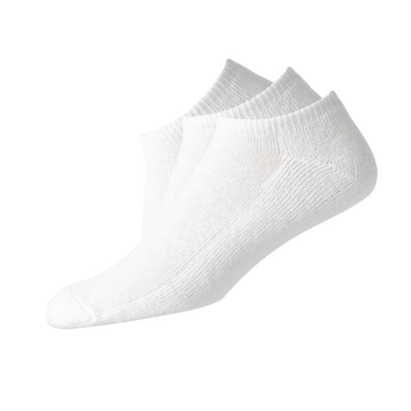 FootJoy Women’s ComfortSof Low Sock – 3 Pack – White