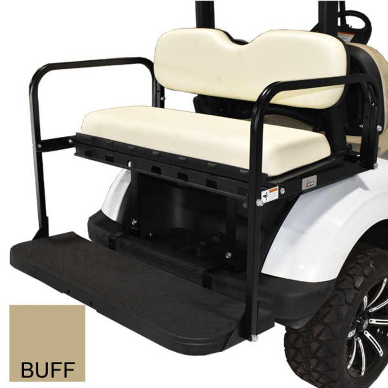 GTW MACH3 Rear Flip Seat for Club Car – Buff PN# 01-140