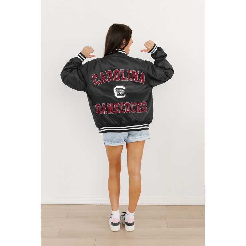 SOUTH CAROLINA GAMECOCKS Champion’s Club Striped Varsity Jacket By Madi Prewett Troutt
