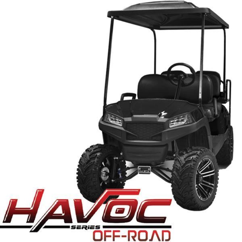 Yamaha G29/Drive HAVOC Off-Road Front Cowl Kit in Black (Years 2007-2016) PN# 05-048CO