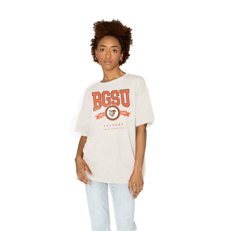 BOWLING GREEN FALCONS Get Goin’ Oversized Crew Neck Tee