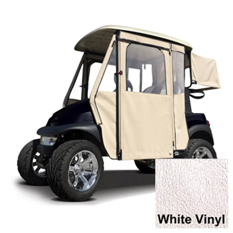 Door Max Vinyl Enclosure for E-Z-GO TXT  White PN# 65047