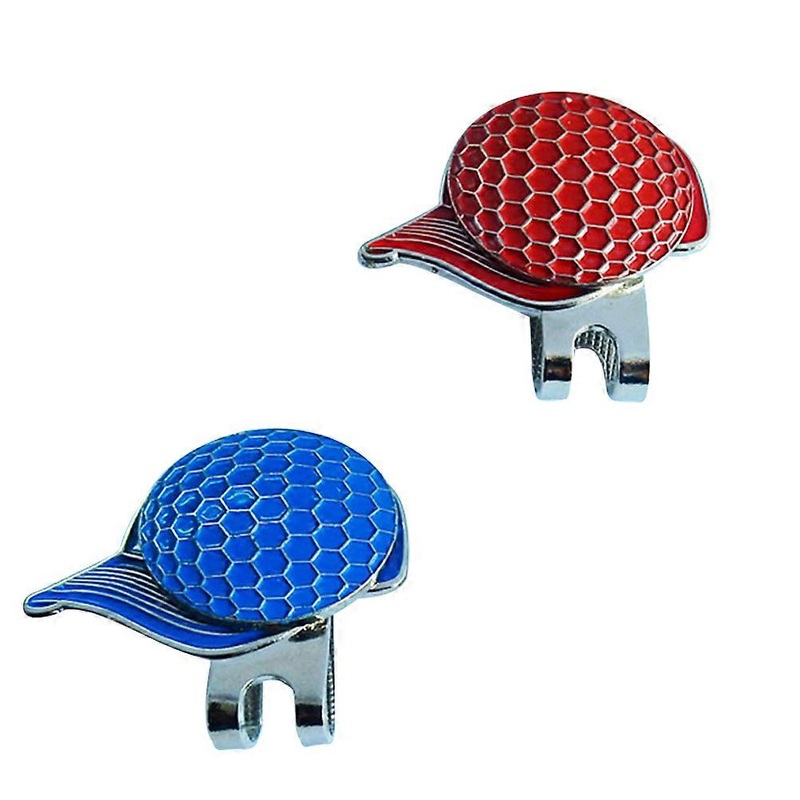 Golf Ball Markers with Strong Magnet Made of Durable Metal for Marking Ball Assorted Color Easily Fit into Belt and Visors