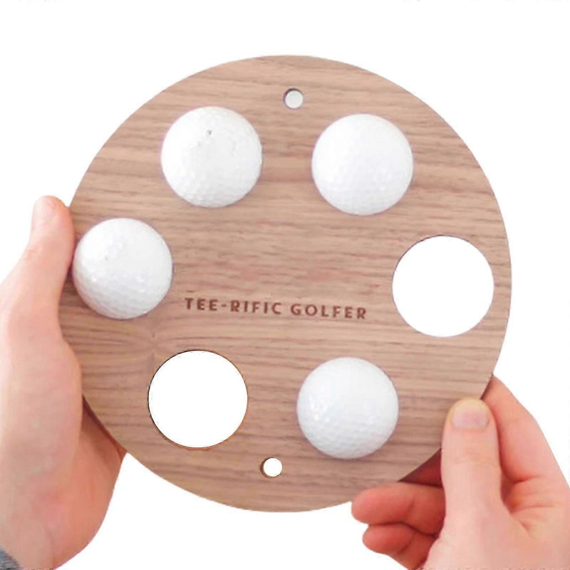 Home Golf Ball Show Collector Stand Organizer Wood Golf Ball Wall Storage Rack Golf Collection Wall Hanging Holder