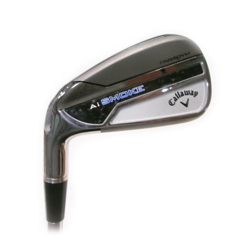 LH Callaway Paradym Ai Smoke Fitting Cart 7 Iron Steel True Temper Elevate 95