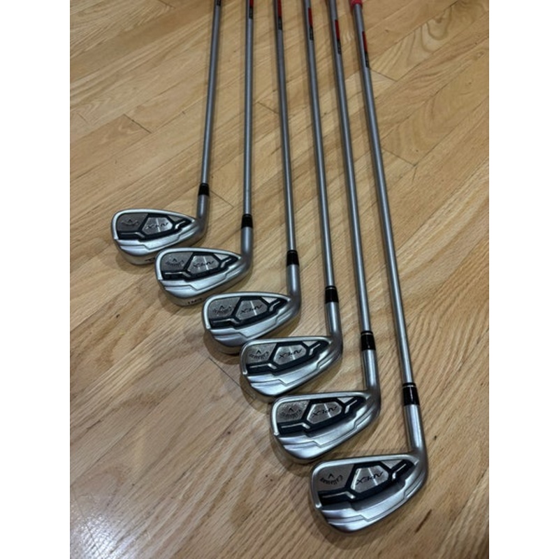 Men’s Callaway Apex Left Hand Iron Set Stiff Flex Graphite Shaft (Used)