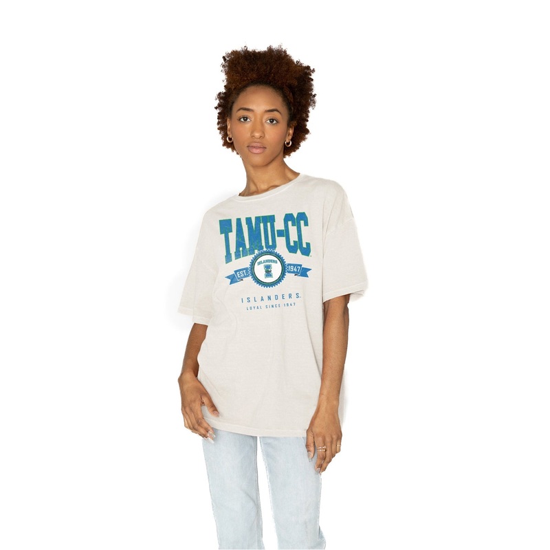 TEXAS A&M-CORPUS CHRISTI ISLANDERS Get Goin’ Oversized Crew Neck Tee