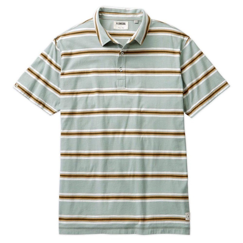 Linksoul Desert Stripe Golf Polo