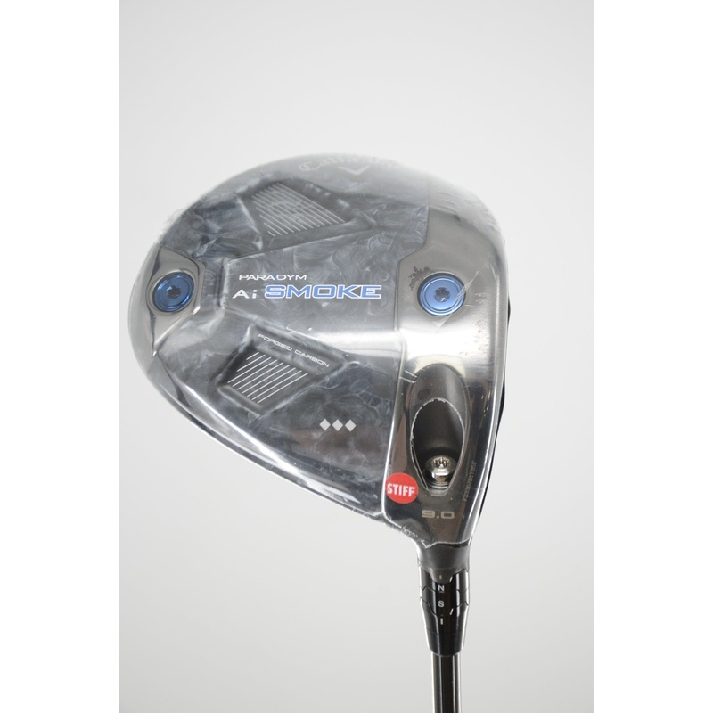 NEW Callaway Paradym Ai Smoke Triple Diamond 9 Degree Driver S Flex 45.25