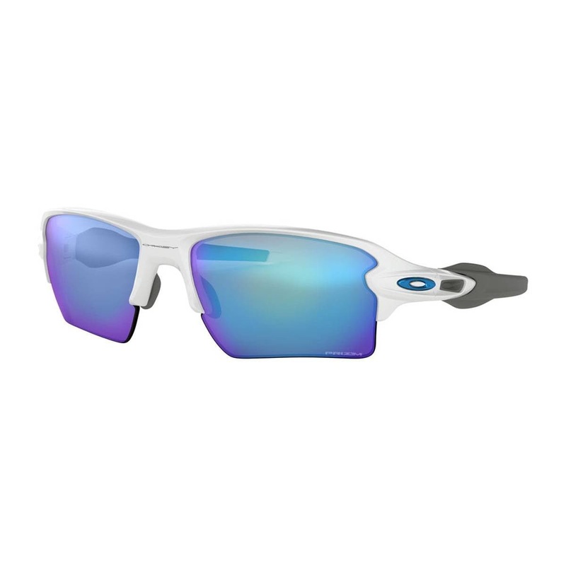 Oakley Flak 2.0 XL Sunglasses – Polished White/Prizm Sapphire