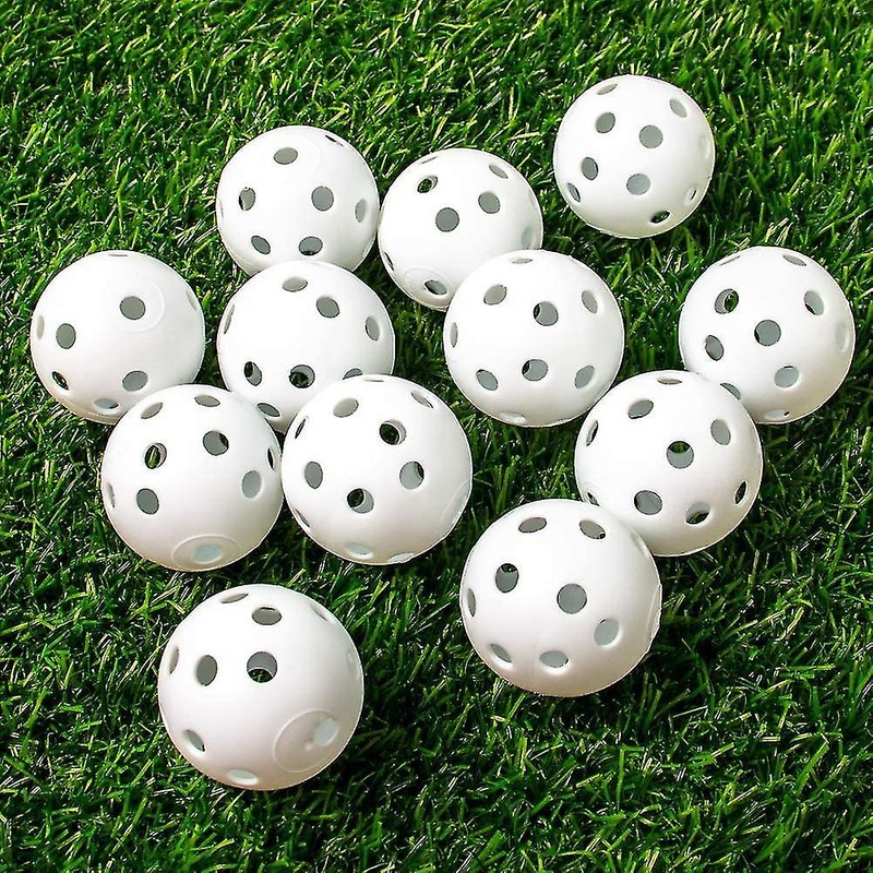 Practice Golf Balls Flight Golf Balls Hollow Plastic Golf Training Balls Airflow Golf Balls For Swin