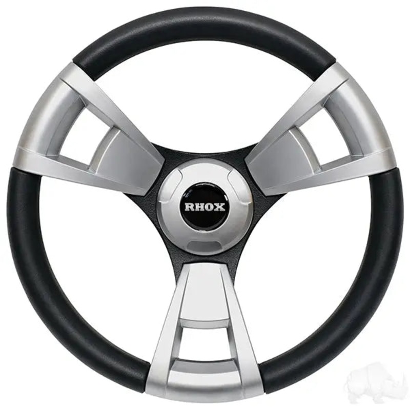 Fontana Steering Wheel, Brushed, Club Car DS Hub 84+