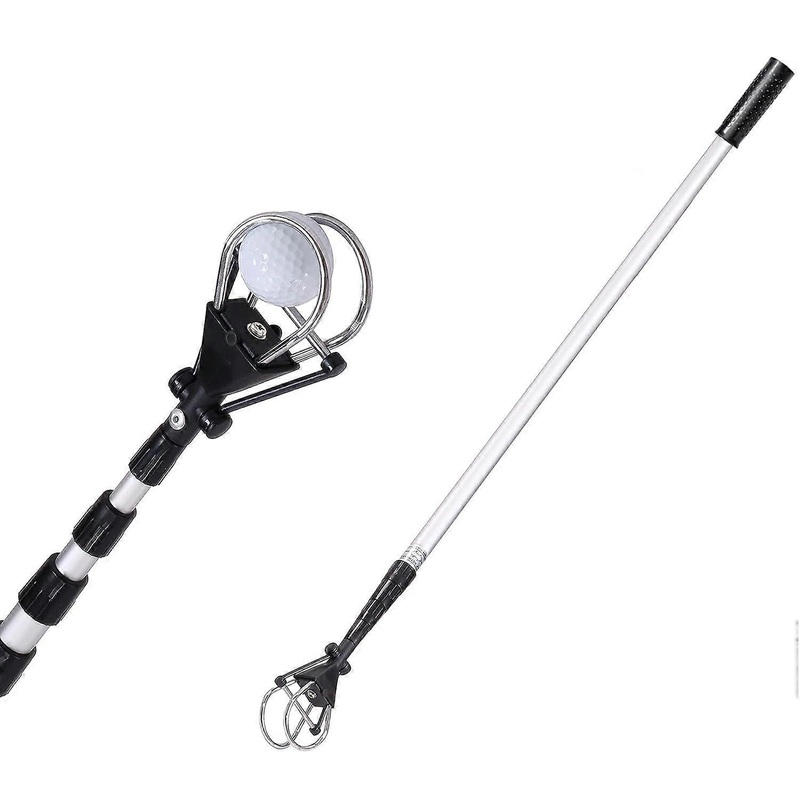 Golf Ball Retriever, 12ft 15ft 18ft Aluminum Alloy Golf Ball Retriever Telescopic for Water Golf Ball Picker Grabber Golf Accessories Golf Gift