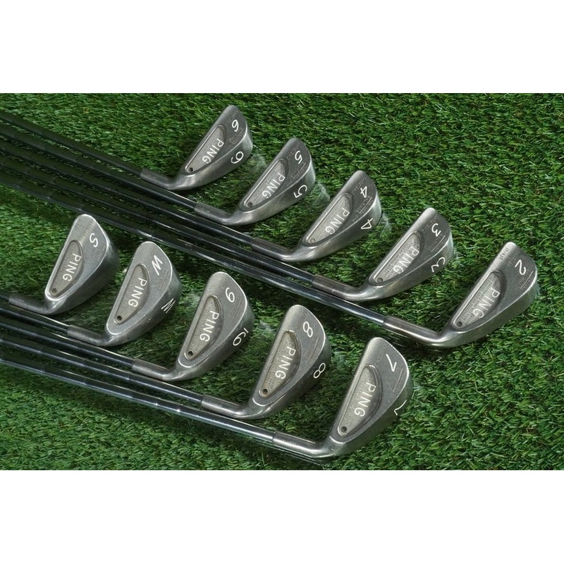 PING KARSTEN I BALANCE IRON SET TOE-HEEL 17-4 10pc. 2-PW+SW STIFF BLACK DOT RH