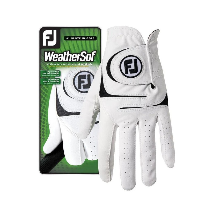 FootJoy Men’s WeatherSof Glove – White – Prior Generation