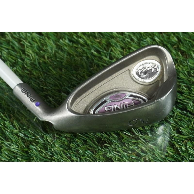 PING RHAPSODY 9 IRON ULT 129 ULTRA LIGHT WOMEN’S LADIES FLEX RH PURPLE DOT