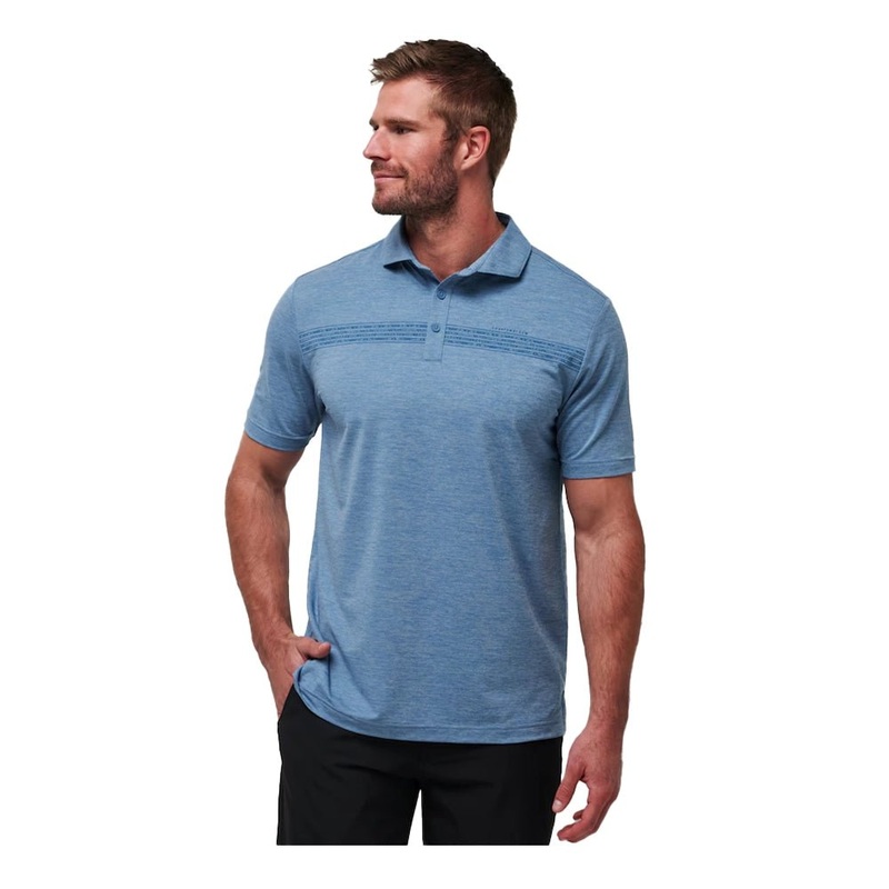 Travis Mathew Heater Pro Chest Stripe Golf Polo