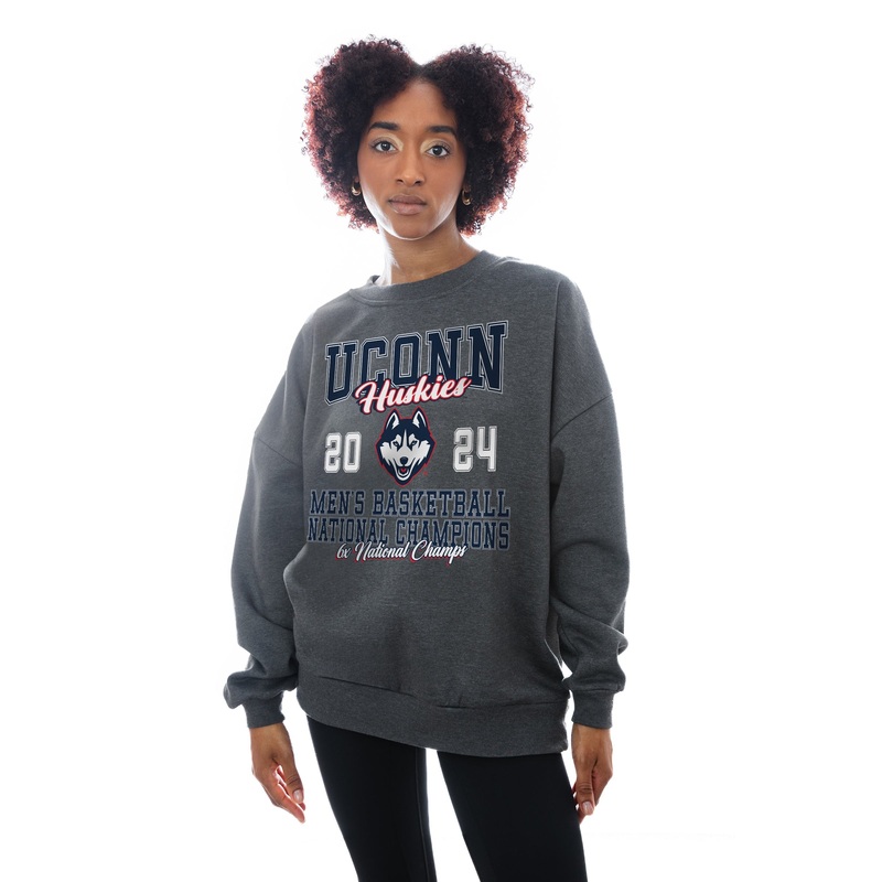 UCONN HUSKIES Countdown Crewneck Pullover