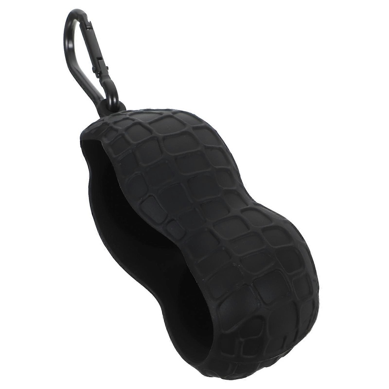 Elastic Golf Ball Holder with Carabiner   Ergonomic Silicone Sleeve for Easy Carrying and Belt Attachment