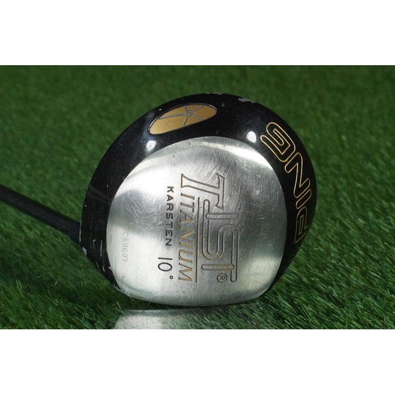 PING ISI DRIVER TITANIUM ALDILA 350 SERIES GRAPHITE STIFF FLEX 10 RH ~ LOOK!!