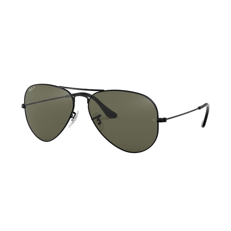 Ray-Ban Aviator Classic – Black/Polarized Green Classic G-15