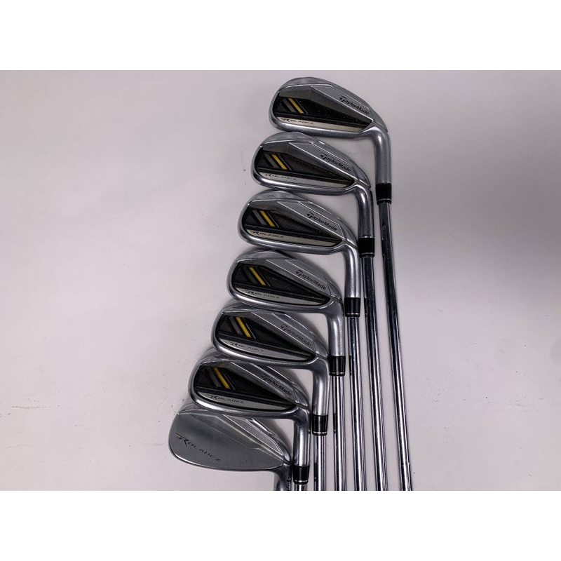 TaylorMade RocketBladez Iron Set 5-PW+GW RocketFuel Stiff Steel Mens RH