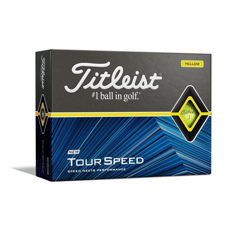 Titleist Tour Speed Golf Balls – Yellow
