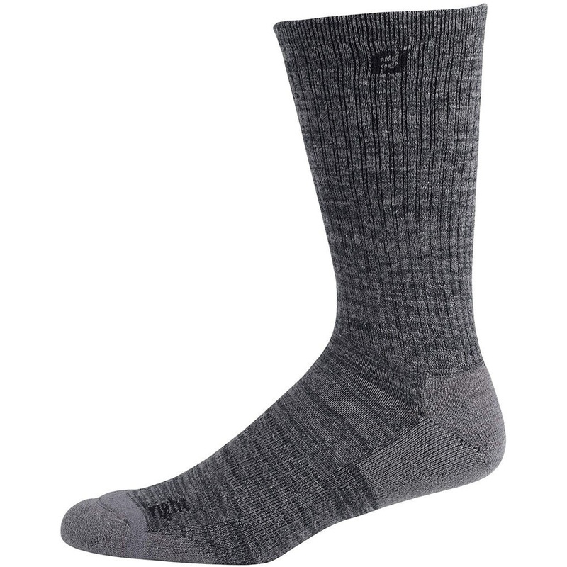FootJoy TechSof Tour Thermal Crew Sock – Charcoal Heather
