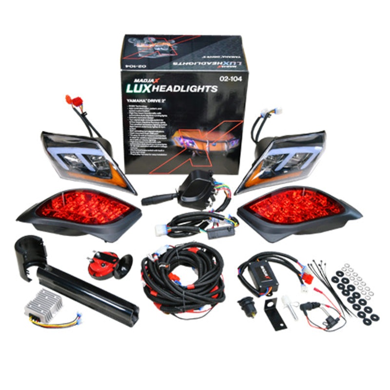 MadJax LUX Headlight Kit for Yamaha Drive2 (Years 2017-Up) PN# 02-104