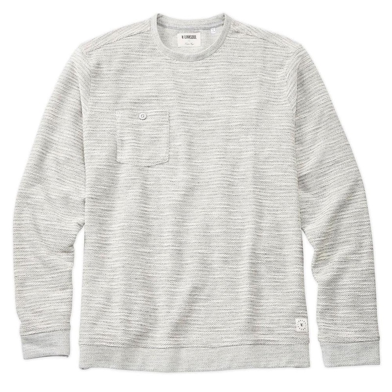Linksoul Sandbar Stripe Pocket Crew