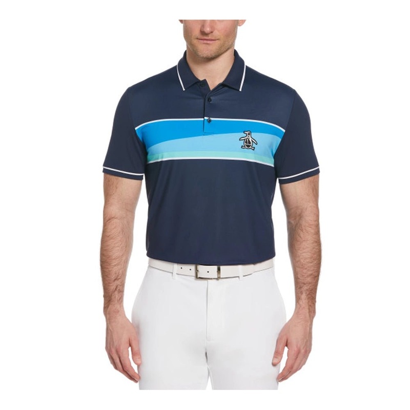 Original Penguin Engineered 80’s Chest Block Golf Polo